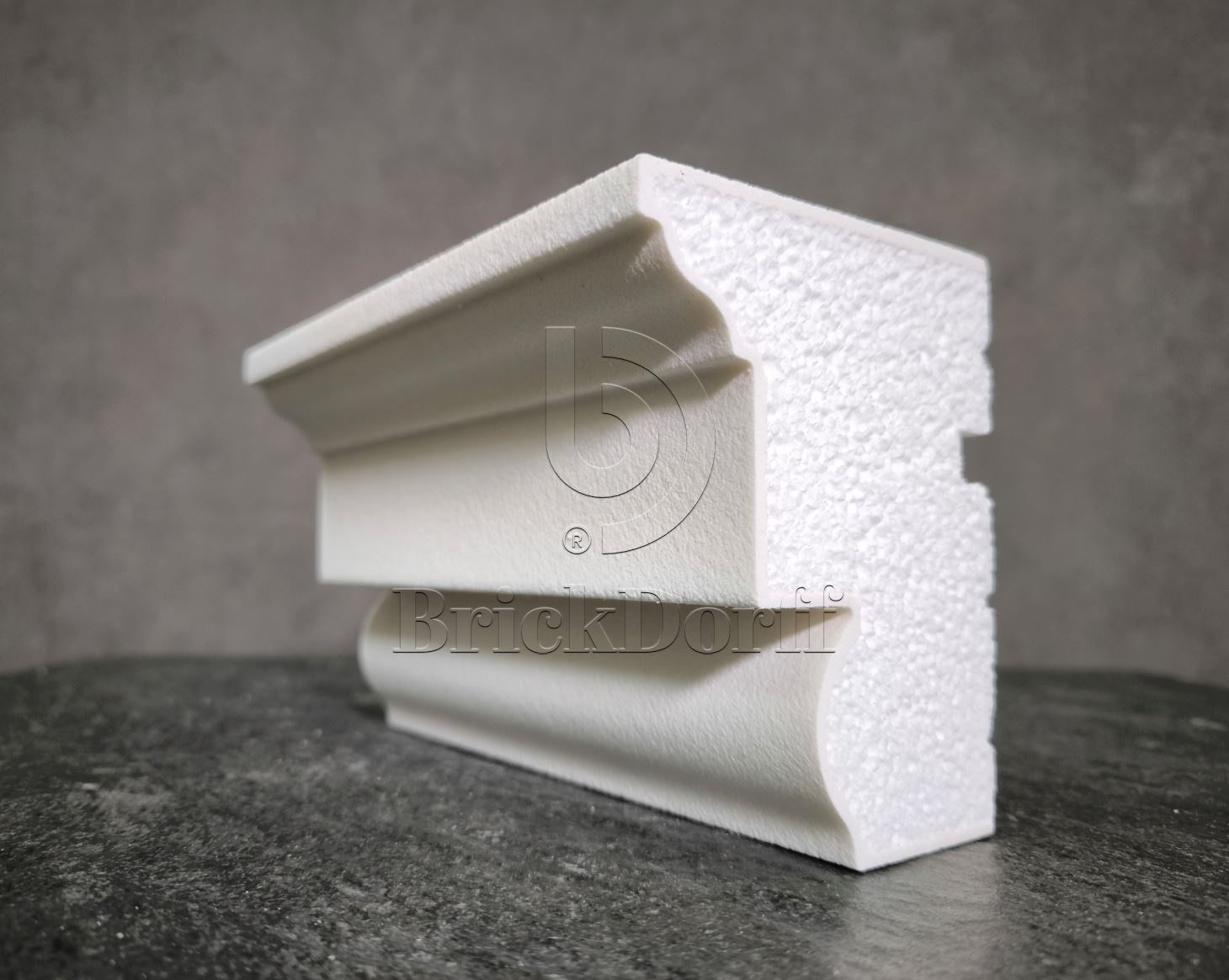 ПОДОКОННИК для Фасада и Интерьера - лепнина, декор из пенополистирола ПВ-120/1 120*95*2000 мм