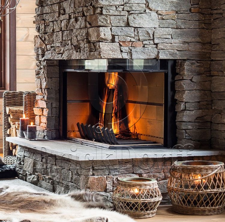 Камень грубый кварцит серо-зеленый 550*200*20\40 мм, натуральный камень для фасада и интерьера BD