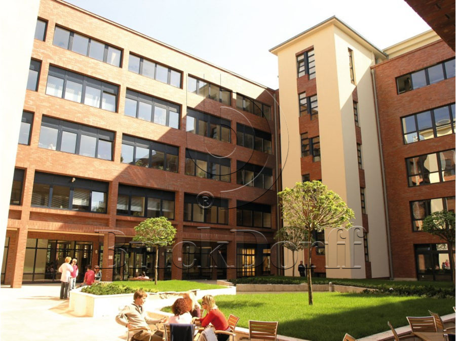 Клинкерная фасадная плитка облицовочная под кирпич Stroeher (Штроер) Keravette Chromatic 316 patrizienrot ofenbunt рельефная DF8, 240*52*8 мм