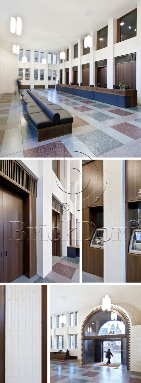 Глазурованная клинкерная фасадная плитка под кирпич ABC Weiss 300 белая, 240*115*10 мм