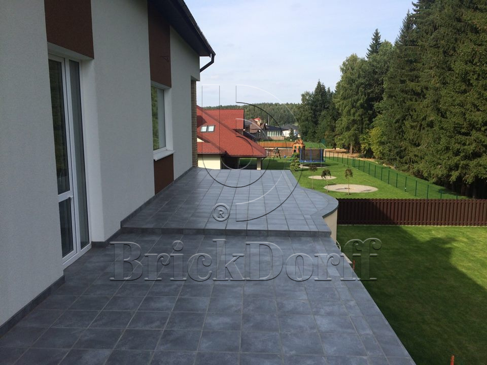 Клинкерная Плитка напольная противоскользящая Stroeher KERAPLATTE AERA 710 crio 444*294*10 мм