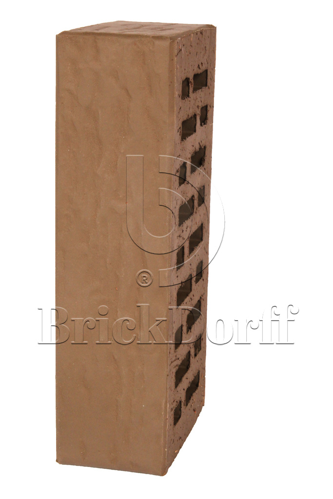 Lode VECAIS BRUNIS ретро, 250*120*65 мм, Печной Кирпич керамический пустотелый, коричневый