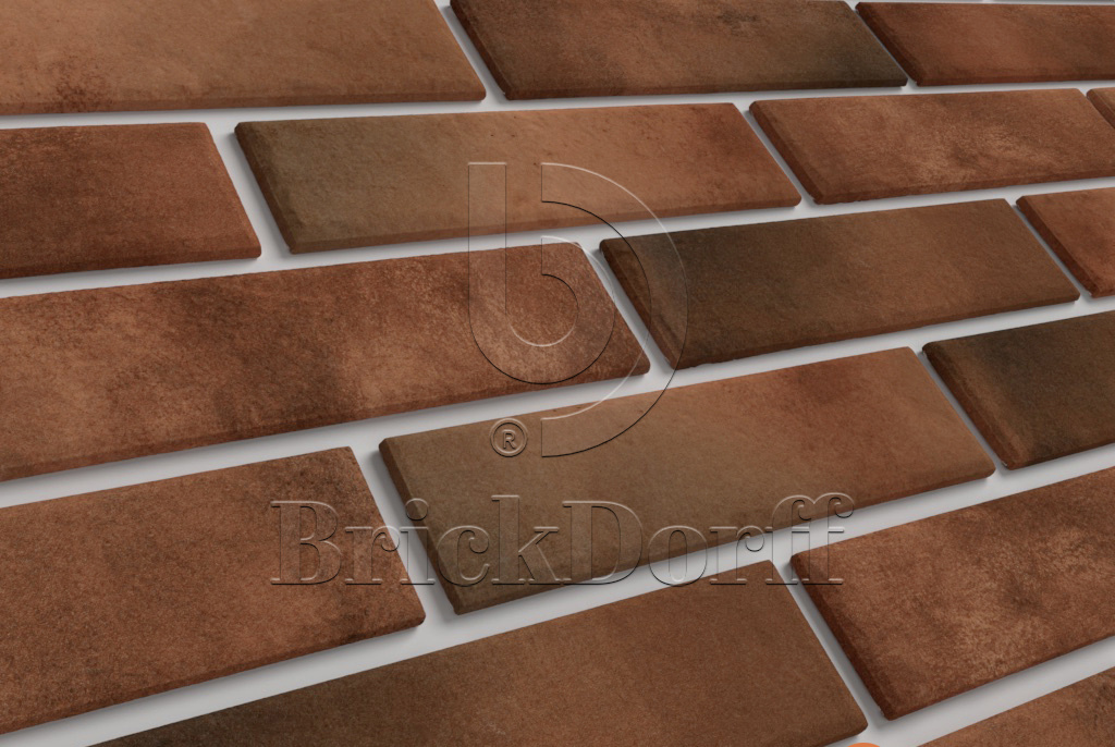 Retro Chili 245х65х8,5 мм клинкерная плитка под кирпич для фасада и цоколя