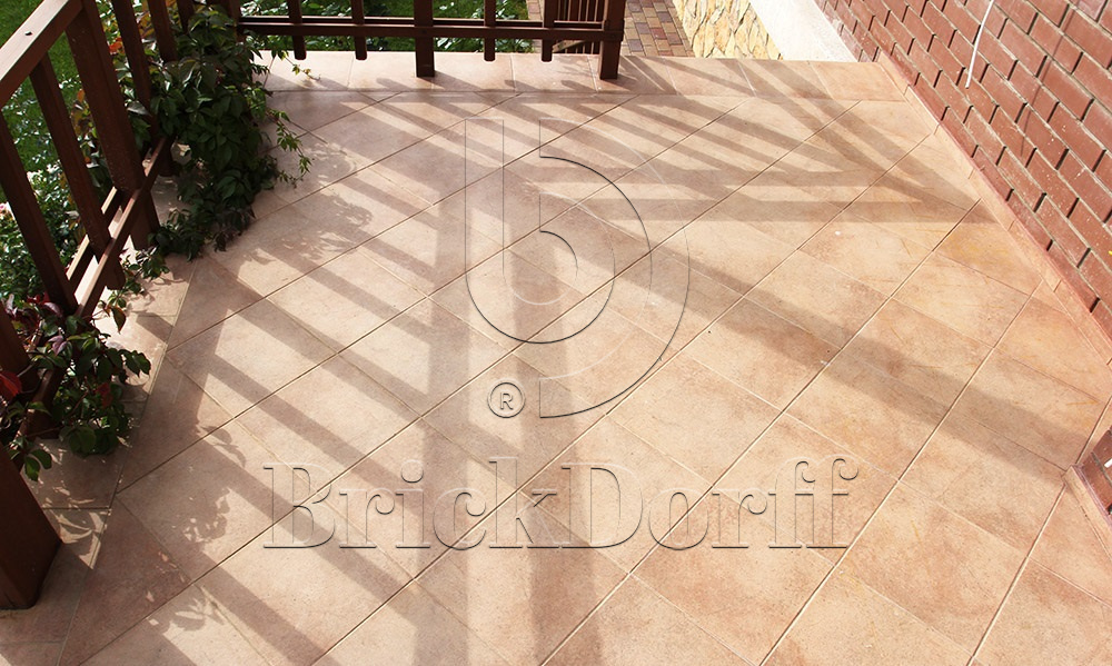 Клинкерная Плитка напольная противоскользящая Stroeher KERAPLATTE AERA 750 rubeo 294*294*10 мм