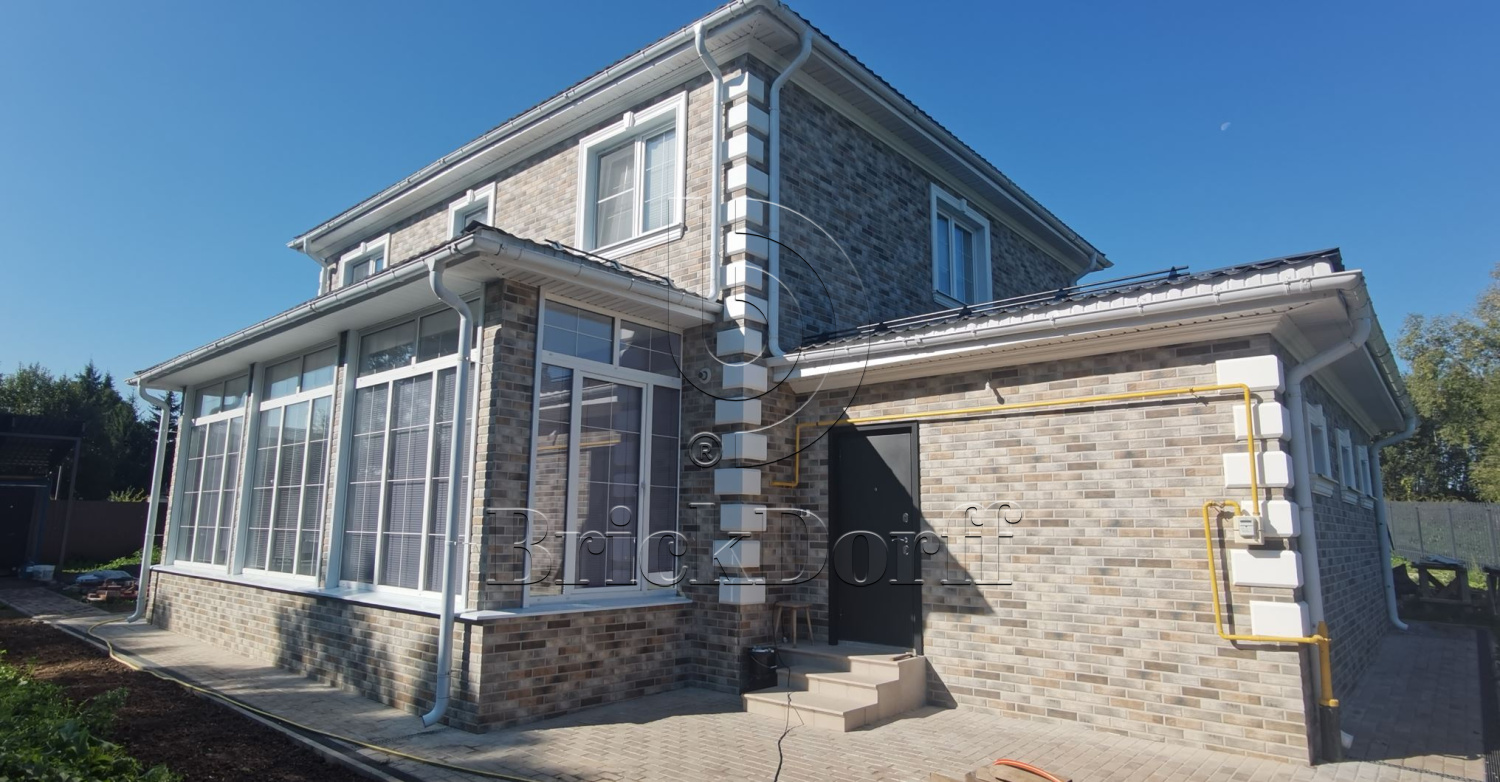 Loft Brick Pepper фасадная термопанель из пенополиуретана ППУ 65 мм