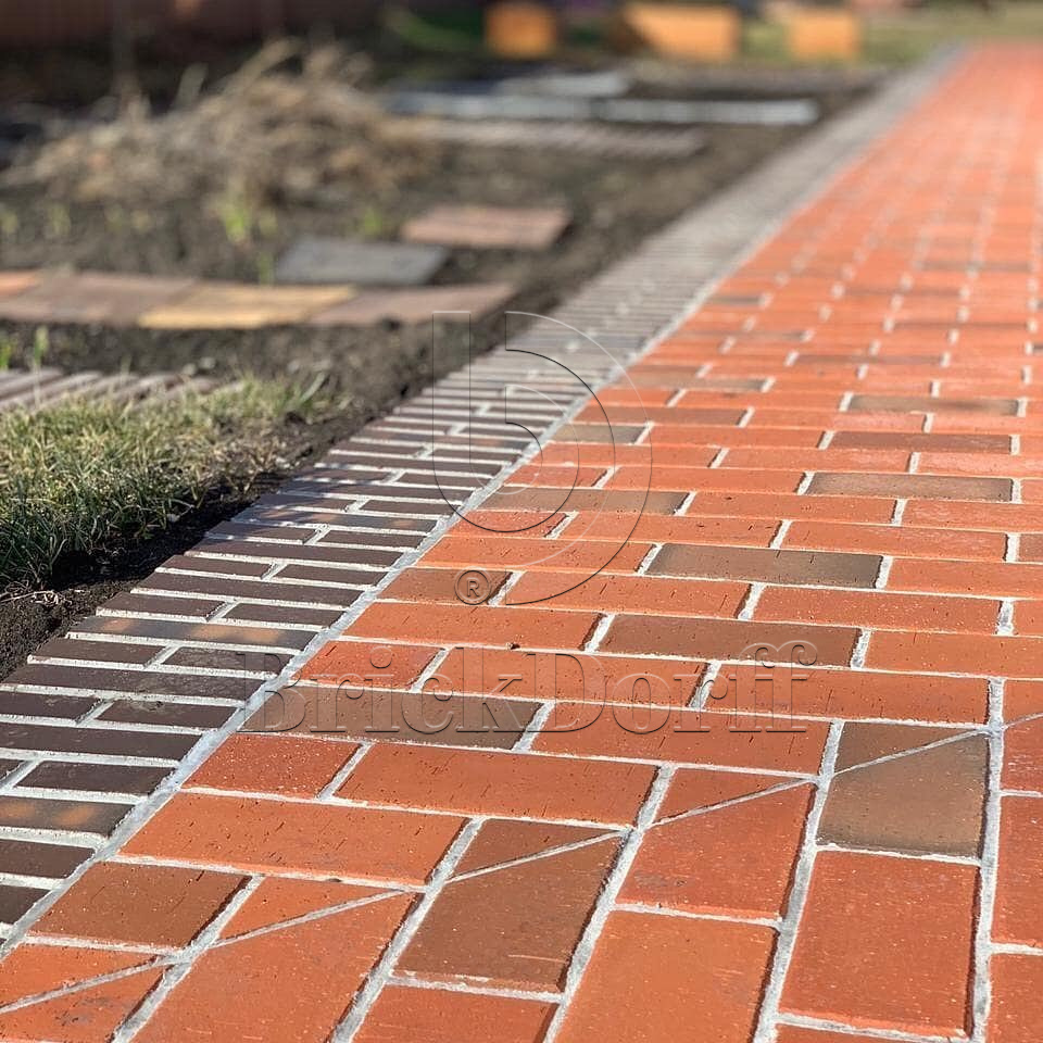 Тротуарная плитка / брусчатка Клинкерная ЛСР MIX-2 200*100*50 мм