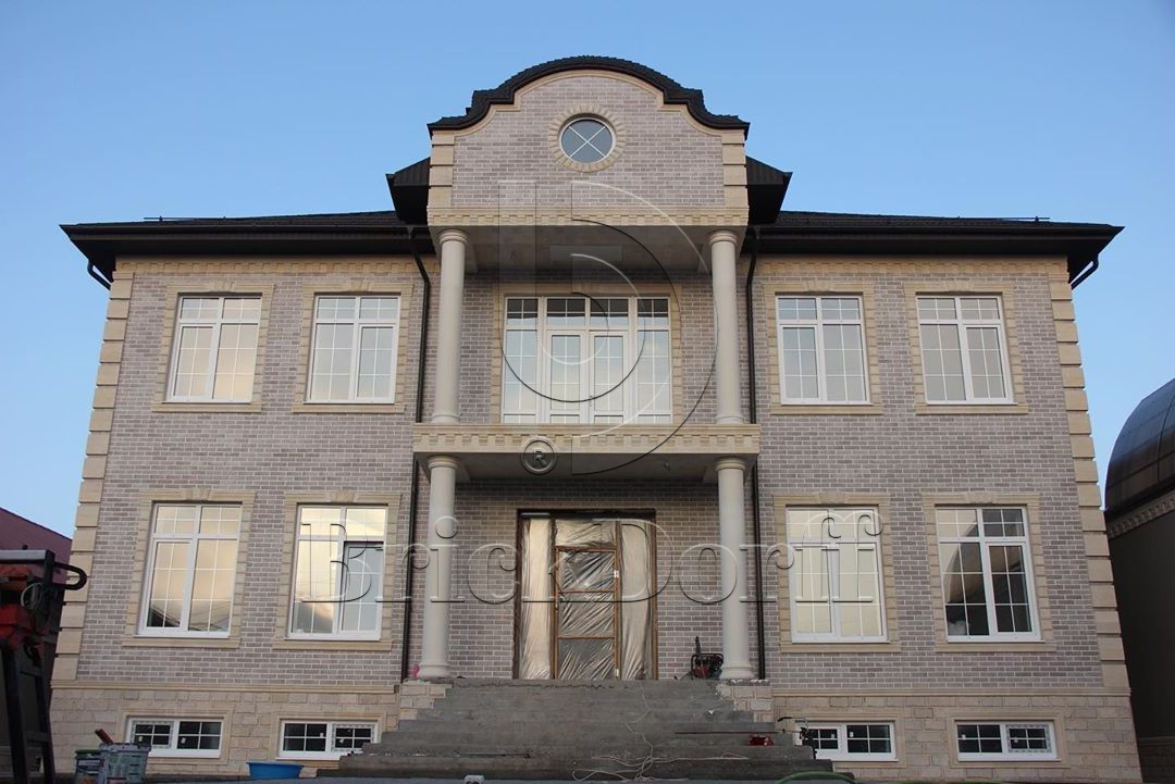 Viano Beige 245X66х7,4 мм Клинкерная фасадная плитка под кирпич облицовочная, серый беж