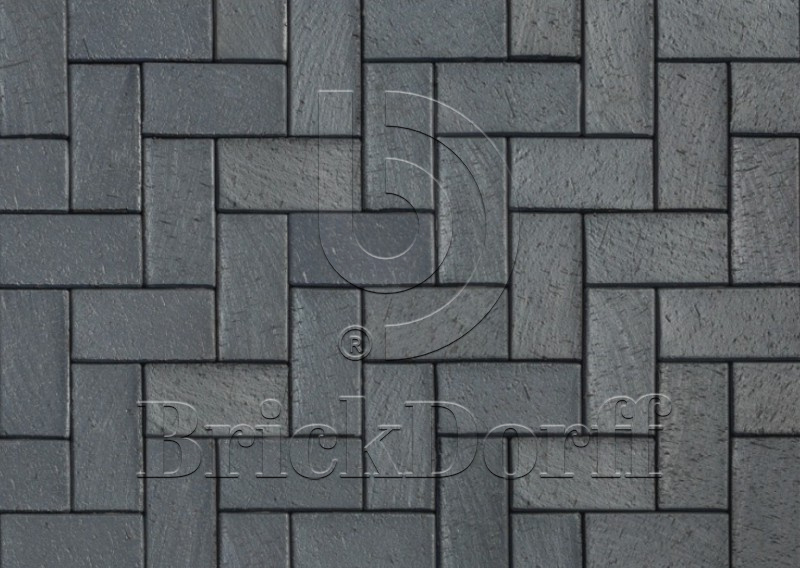 Тротуарная плитка / брусчатка Клинкерная ABC Berlin blau-anthrazit (Берлин блау-антхразит), 200*100*45 мм