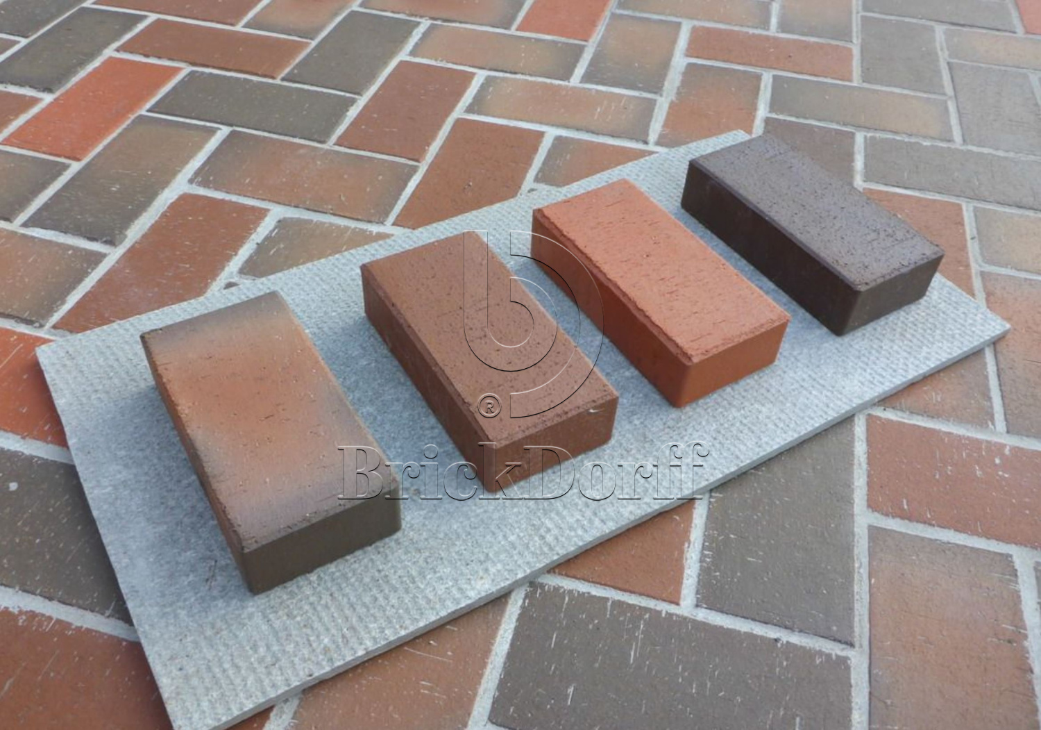 Тротуарная плитка / брусчатка Клинкерная ЛСР MIX-1 200*100*50 мм