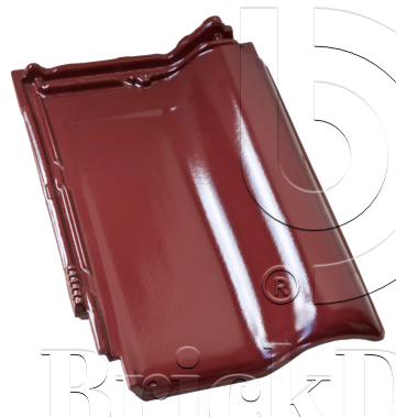 Керамическая черепица рядовая Roben MONZAplus трентино глянцевый ангоб