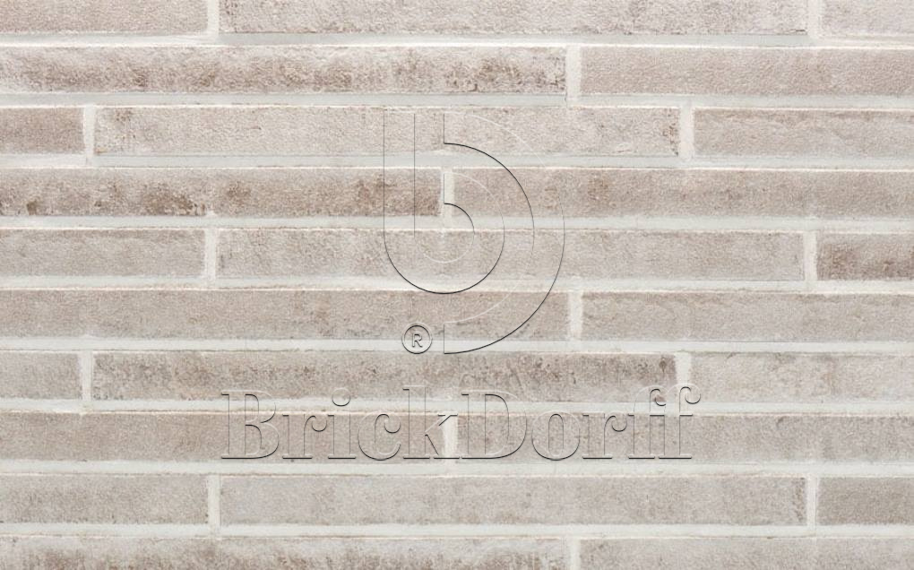 Клинкерная фасадная плитка под кирпич Stroeher (Штроер) Stilt 452 silber-grau рельефная, 490*40*14 ммreu