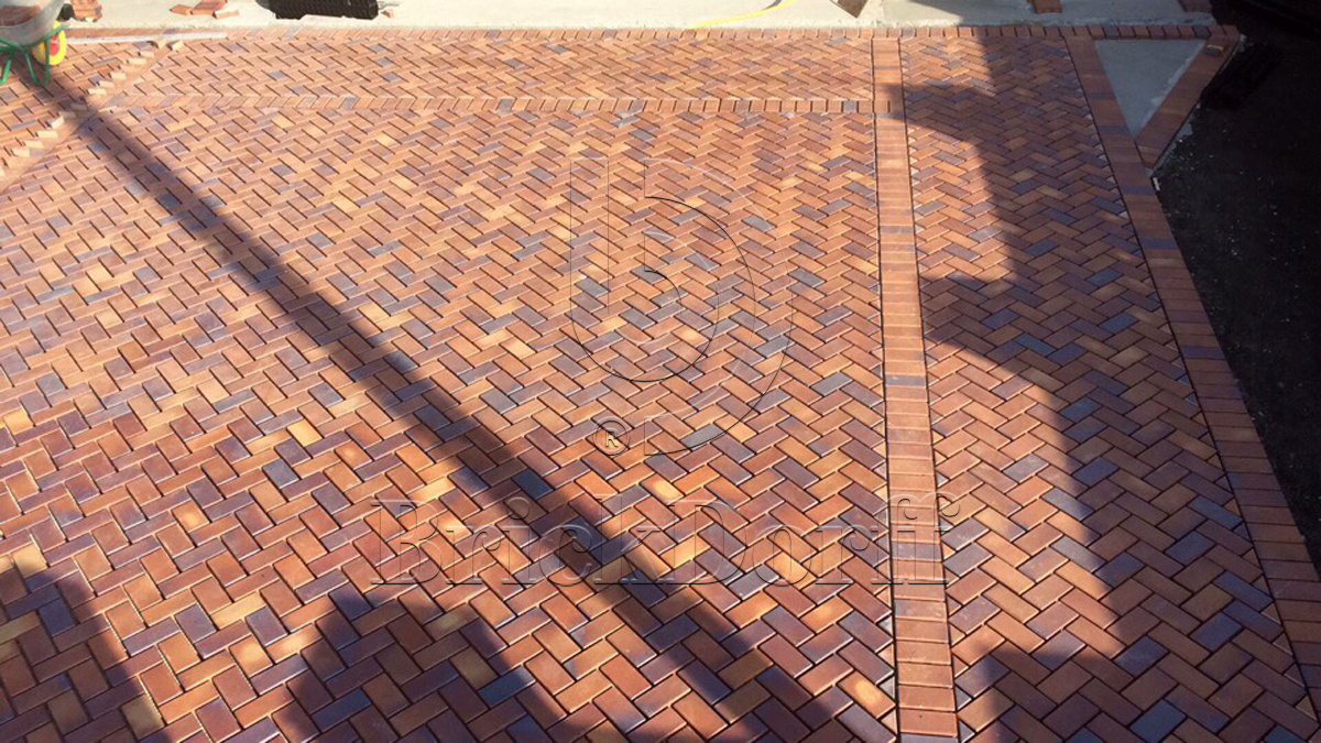 Тротуарная плитка клинкерная ABC Herbstlaub-geflammt (Хербстлауб-гефламмт), 200*100*20 мм