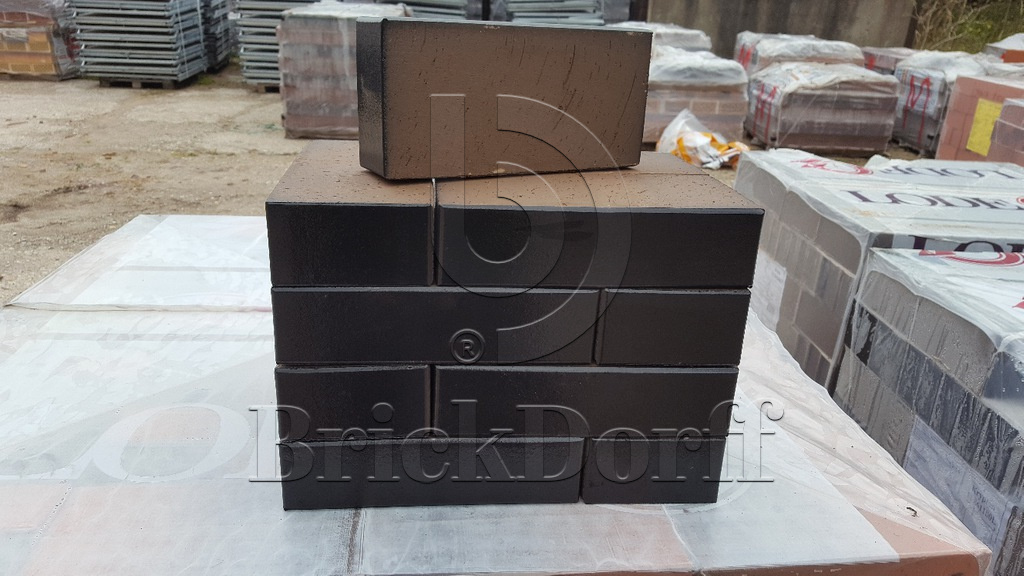 12.861100L Печной Lode KRYPTON гладкий, 250*120*65 мм, Печной Полнотелый Кирпич керамический черный