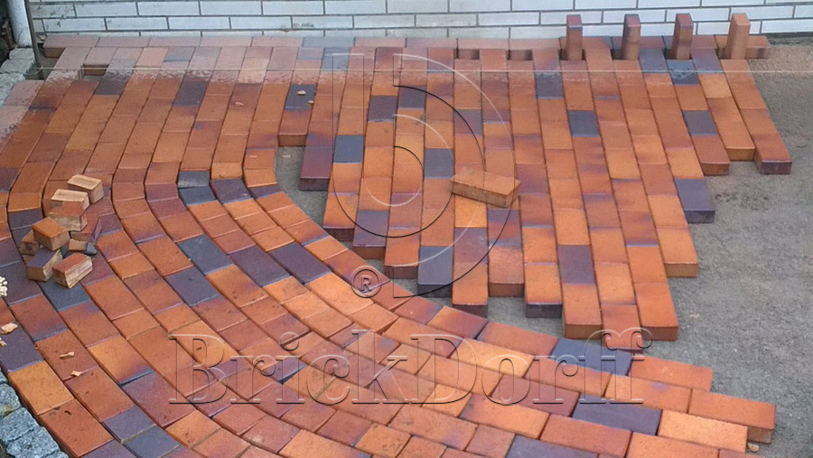 Тротуарная плитка / брусчатка Клинкерная ABC Herbstlaub-geflammt (Хербстлауб-гефламмт), 240*118*52 мм