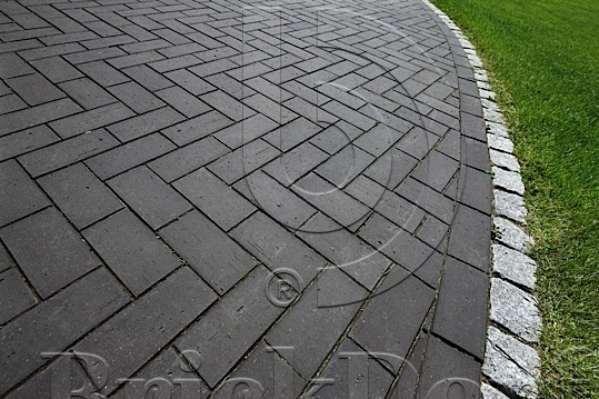 Тротуарная плитка / брусчатка Клинкерная черная LHL klinker TYBET 200*100*51 мм