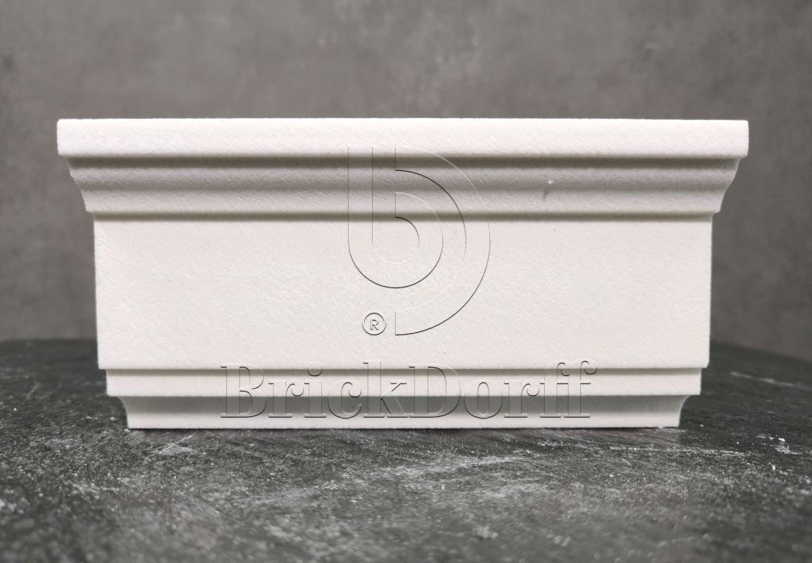 Молдинг для фасада - лепнина, декор из пенополистирола МВ-105/2 105*50*2000 мм
