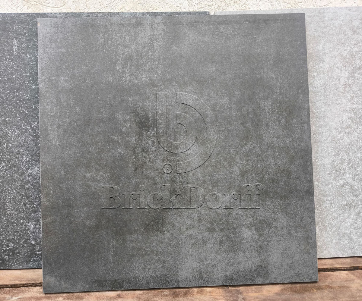 Moon Black 600x600x20 мм, тротуарная плитка уличная, противоскользящая, керамогранит OutdoorDesign