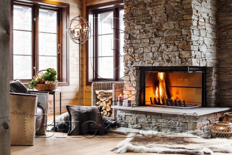 Камень грубый кварцит серо-зеленый 550*200*20\40 мм, натуральный камень для фасада и интерьера BD