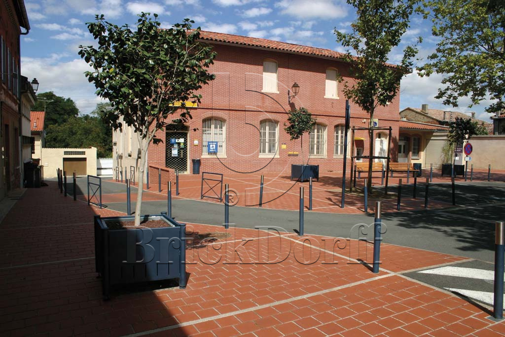 Тротуарная плитка / брусчатка Клинкерная красная LHL klinker  KAHARI 200*100*52 мм