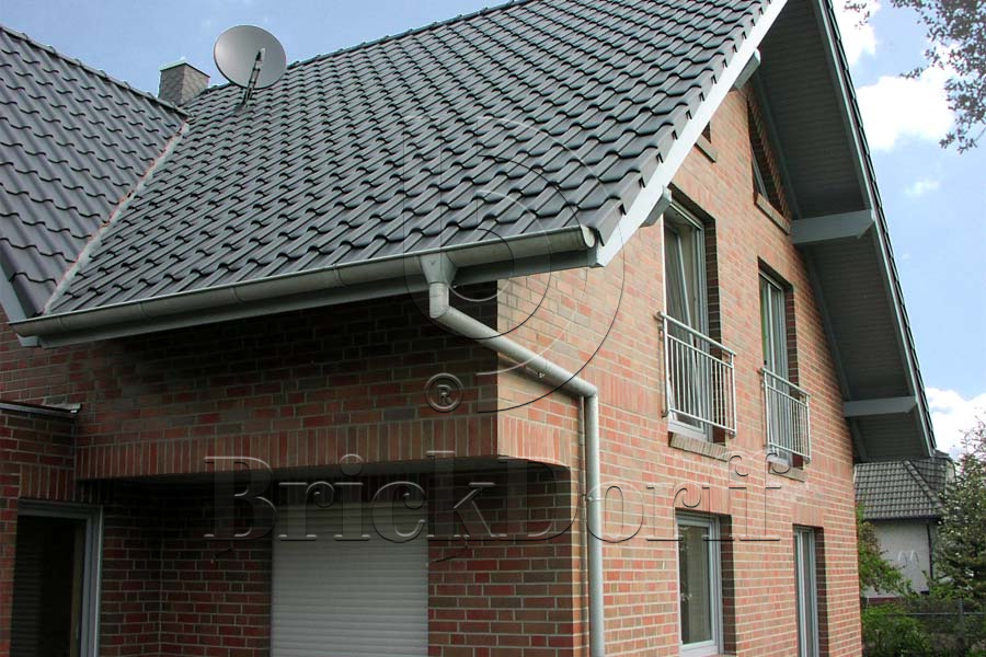 Керамическая черепица рядовая Roben FLANDERNplus антрацит ангоб