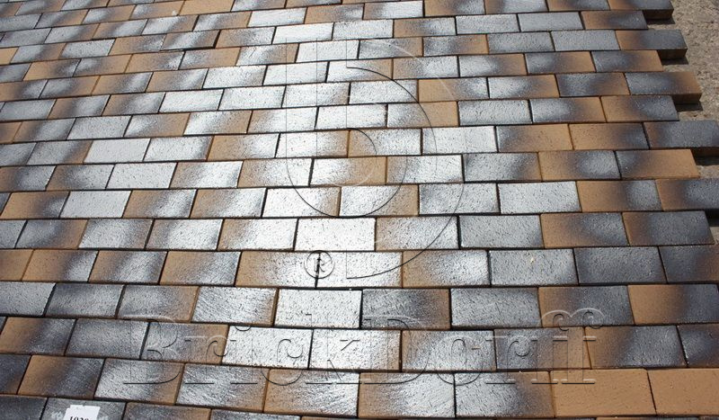 Тротуарная плитка / брусчатка Клинкерная ABC Lederfarben black (Ледерфарбен блакк) 200*100*45 мм