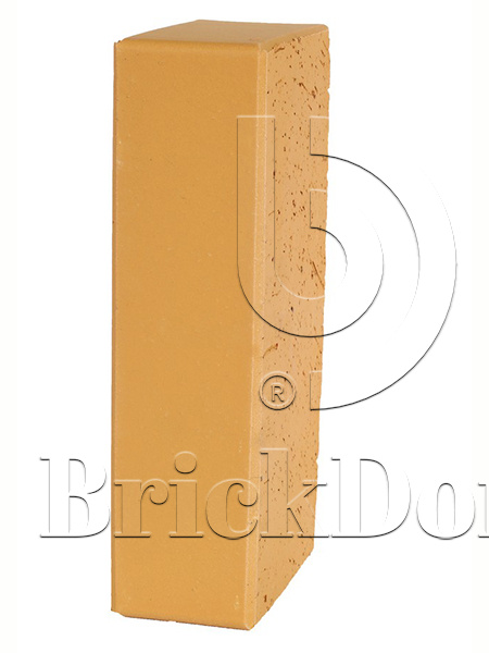 Lode DZINTRA гладкий, 250*85*65 мм, Печной Полнотелый Кирпич керамический темно-желтый