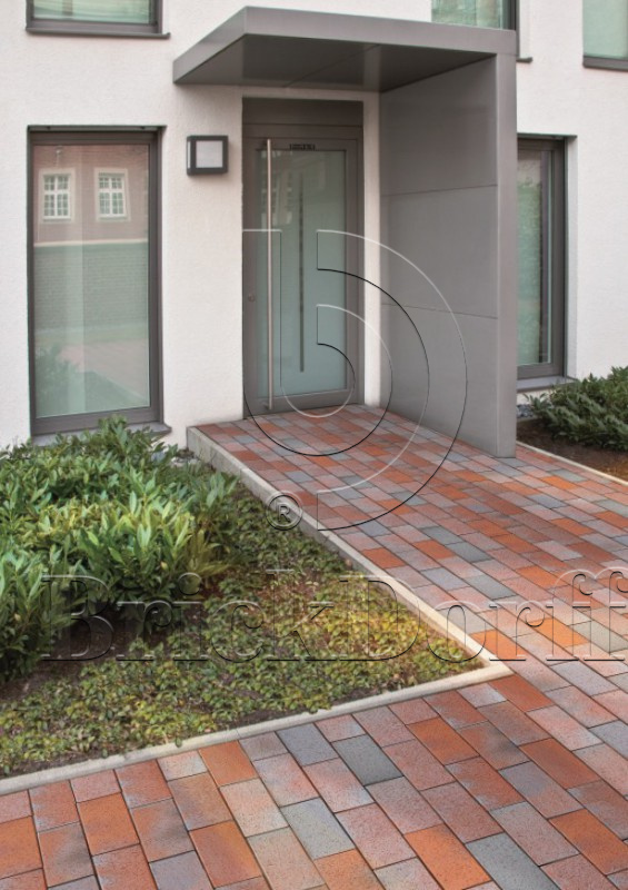 Тротуарная плитка / брусчатка Клинкерная ABC Opalblau-geflammt (Опалблау-гефламмт), 200*100*52 мм