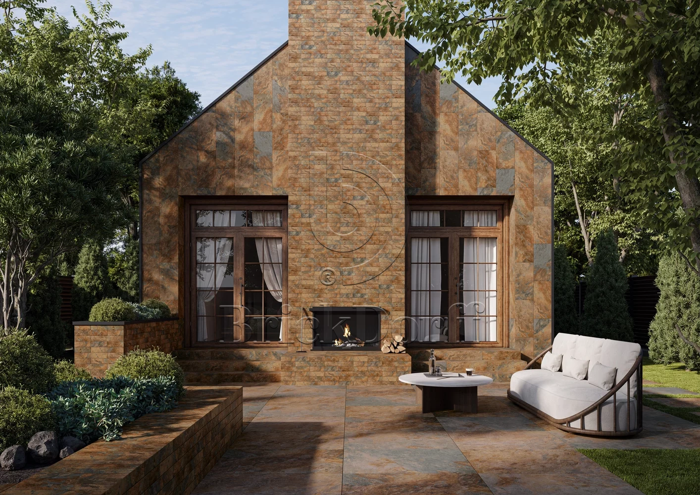 Ardis Rust 600*300*8,5 мм клинкерная плитка большеформатная для фасада и цоколя