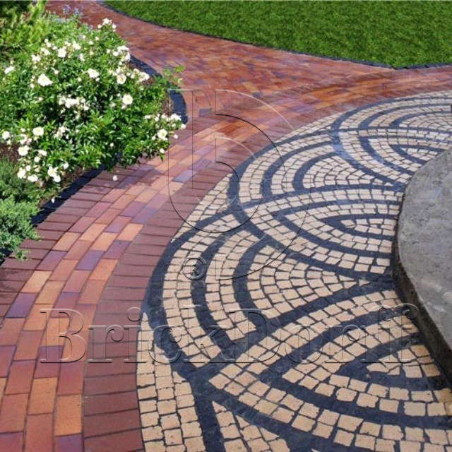 Тротуарная плитка клинкерная ABC Herbstlaub-geflammt (Хербстлауб-гефламмт), 200*100*20 мм