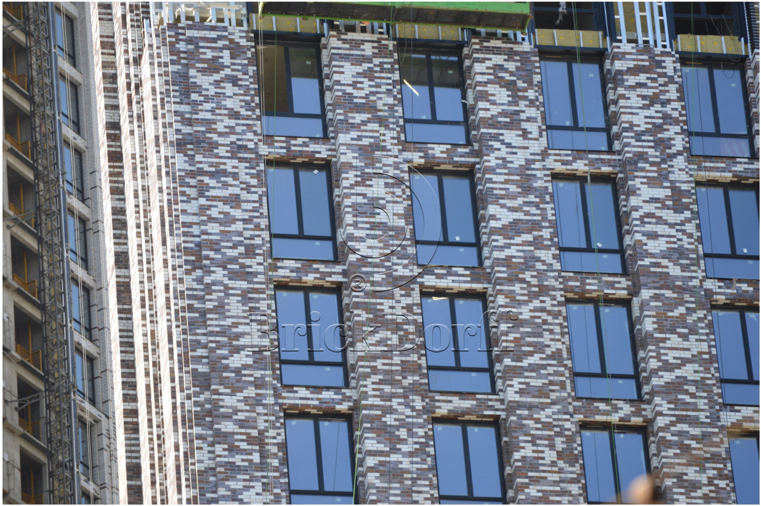 Клинкерная Плитка для Вентилируемых фасадов с расшивкой шва ABC №9009 240*71*14 мм