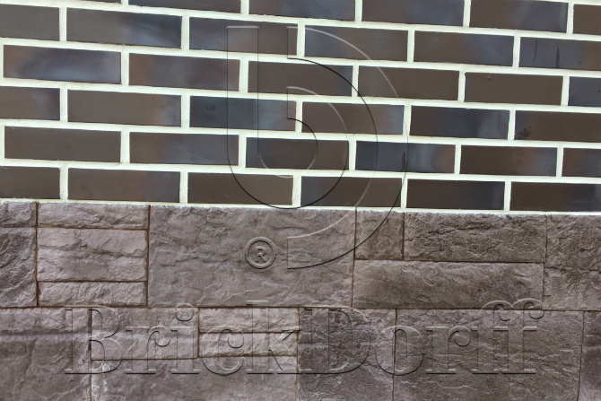 Клинкерная фасадная плитка облицовочная под кирпич ABC Backsteinriemchen Baltrum 240*71*14 мм