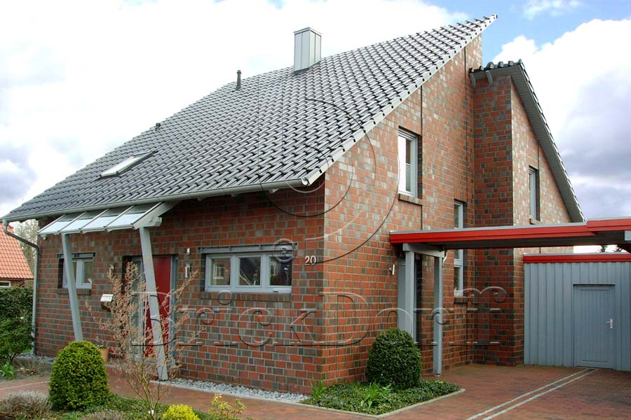 Керамическая черепица рядовая Roben FLANDERNplus черный матовая глазурь