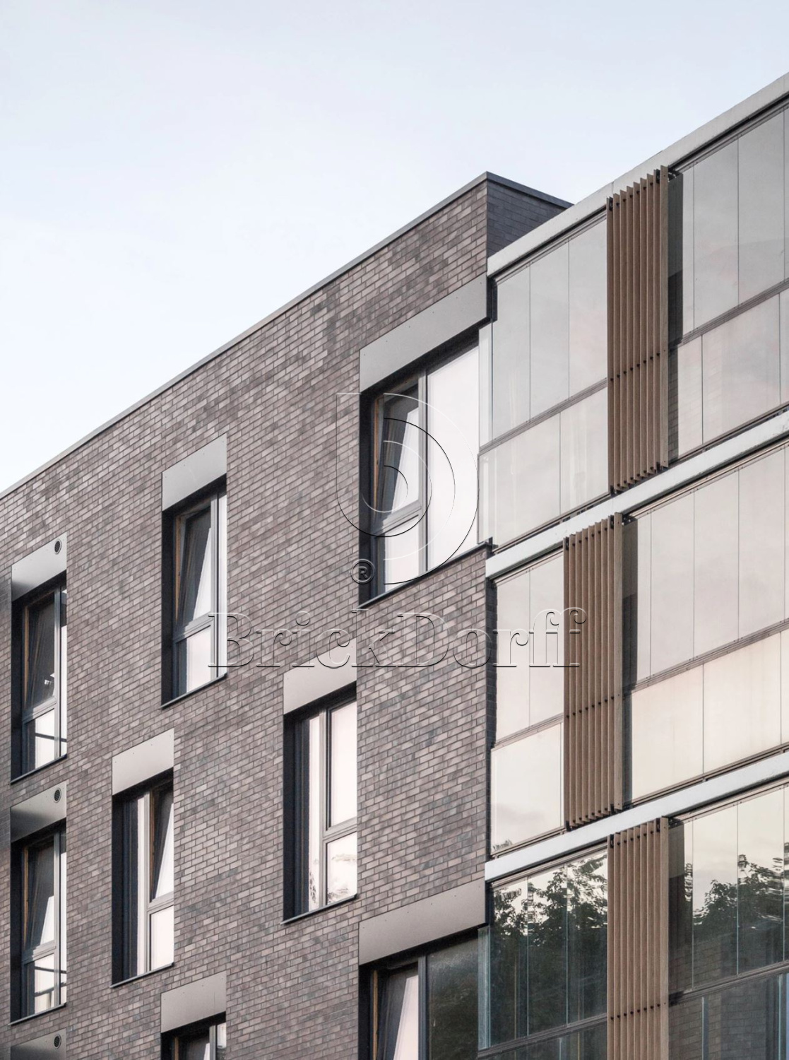 Ласточкин хвост Клинкерная фасадная плитка облицовочная ABC Dresden schwarz blau bunt schieferstruktur 240*71*14 мм