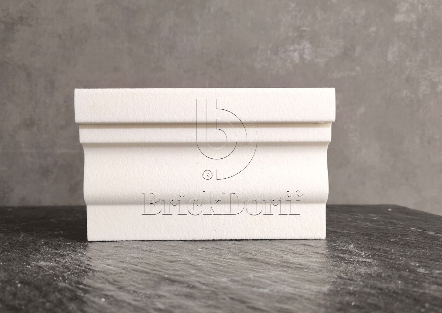 Молдинг для фасада - лепнина, декор из пенополистирола МВ-120/2 120*35*2000 мм