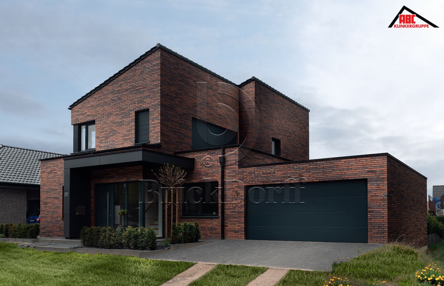 Кирпич облицовочный Клинкерный ABC 8554 Schleswig blau-bunt Kohlebrand Fußsortierung 55NF 240*71*55 мм