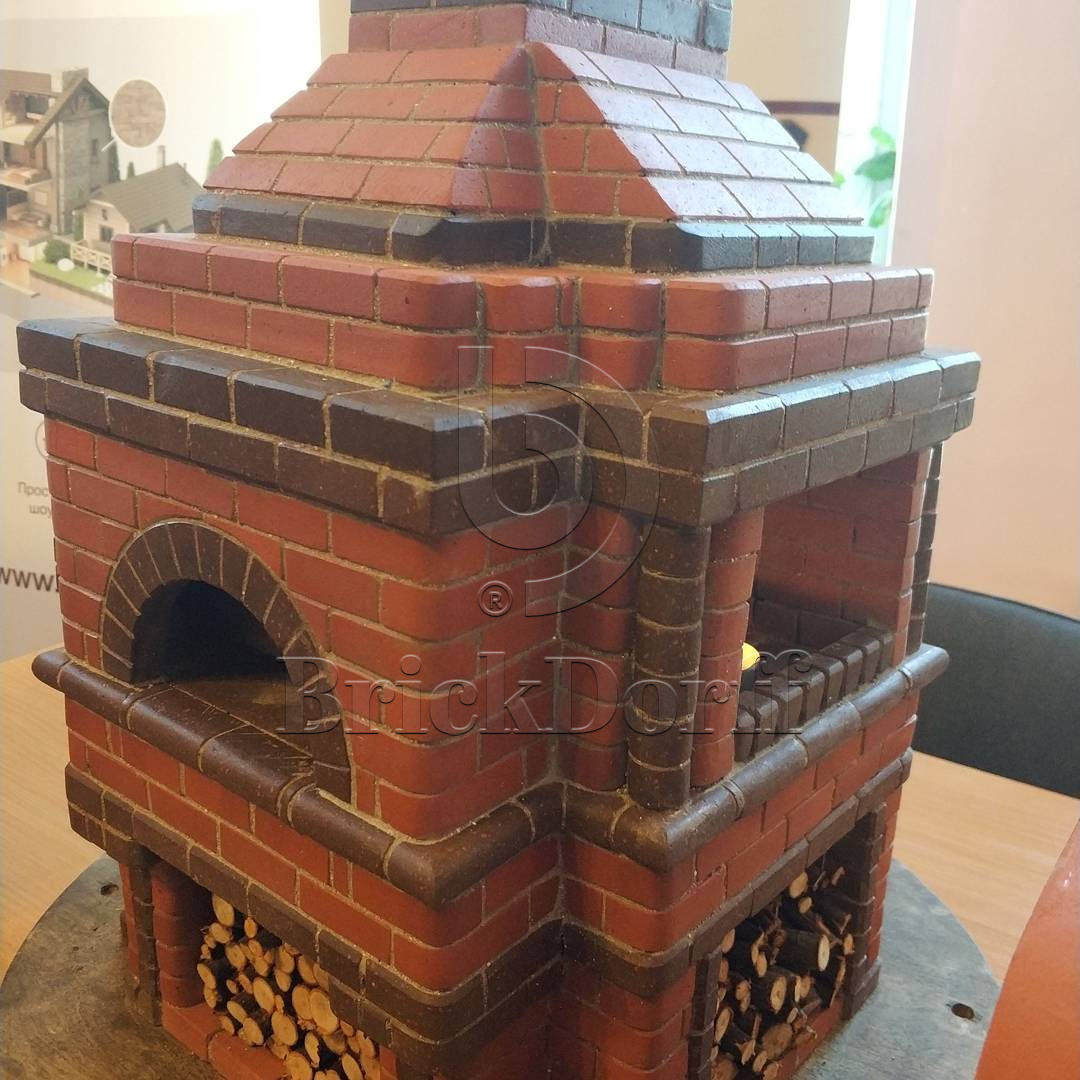 12.101700L Lode Janka гладкий, 250*85*65 мм, Печной Полнотелый Кирпич керамический терракотовый, красный