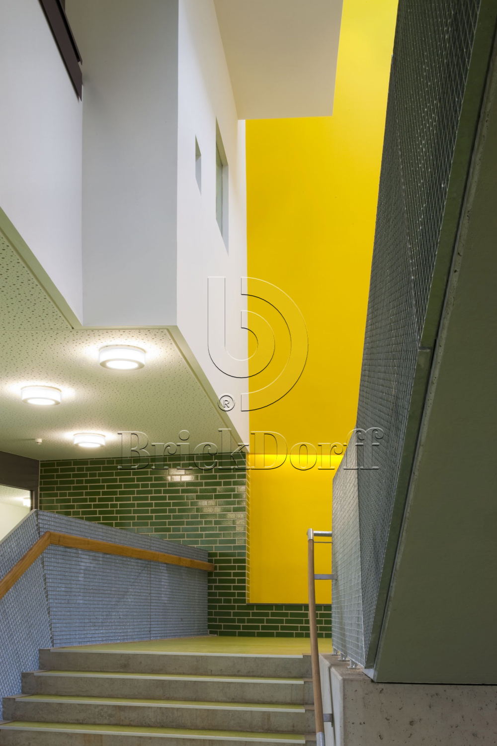 Глазурованная клинкерная фасадная плитка облицовочная под кирпич ABC Gruen 360 зеленая, 240*52*10 мм