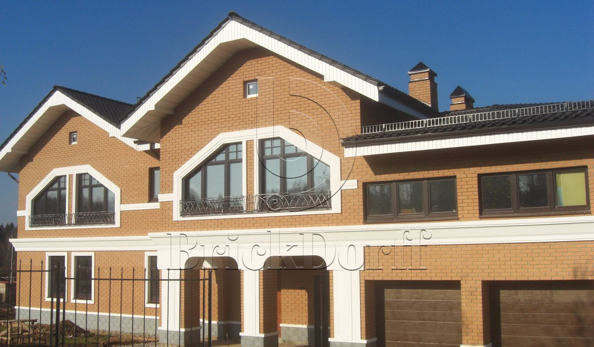 Фасадная Термопанель из пенополистирола ППС 60 мм с клинкерной плиткой Objekta Sandgelb glatt 240*71*10 мм