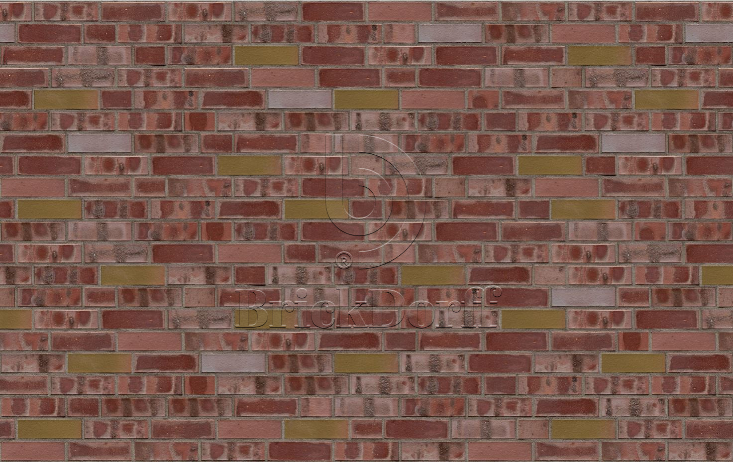 Кирпич облицовочный Клинкерный ABC 9104 Brandenburg mit Gelbanteil NF 240*115*71 мм