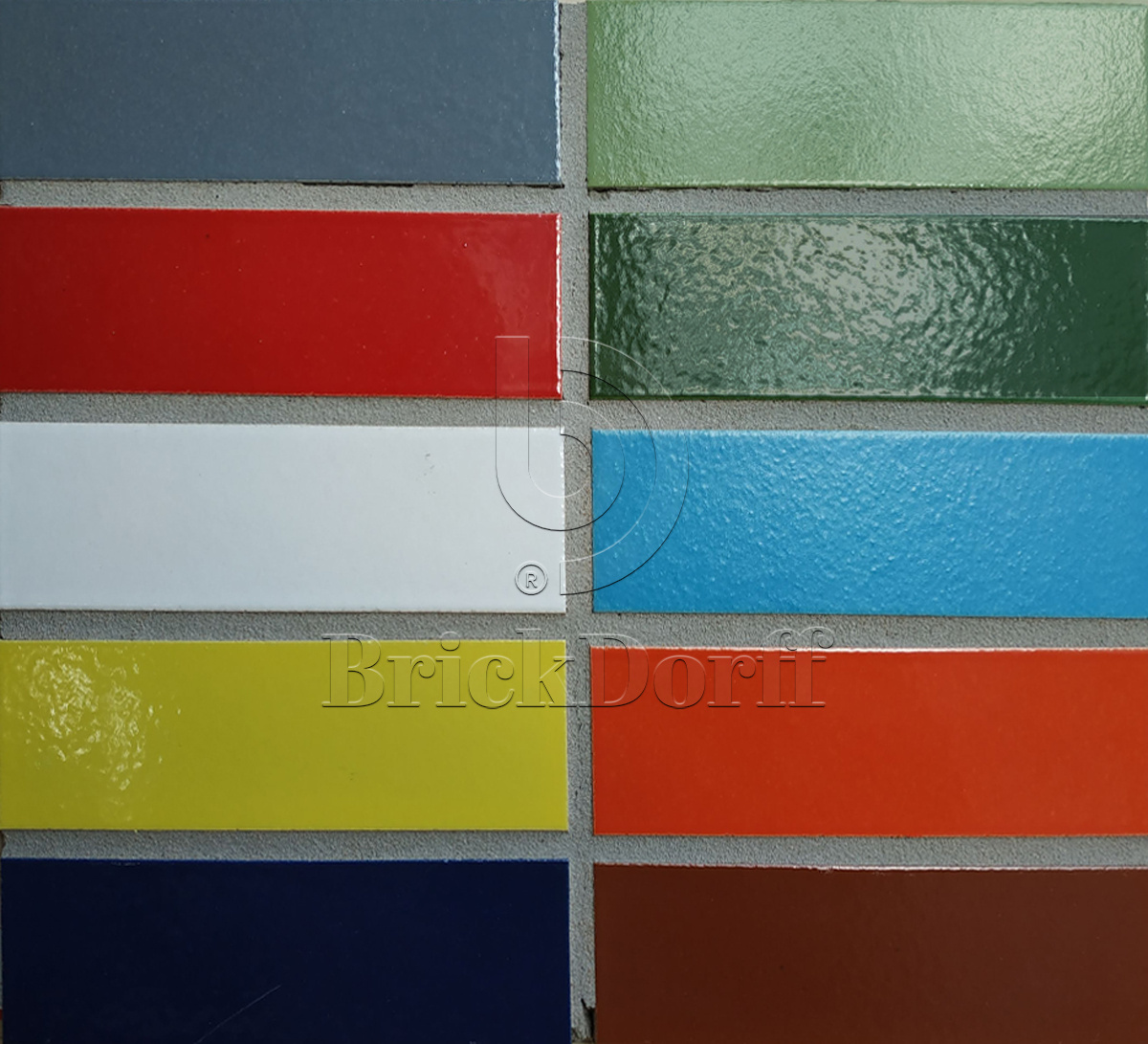 Глазурованная клинкерная фасадная плитка под кирпич ABC Gelb 310 желтая, 240*52*10 мм