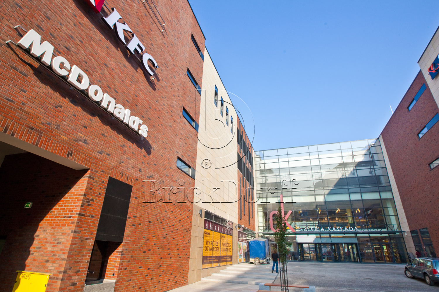 Клинкерная фасадная плитка облицовочная под кирпич Stroeher (Штроер) Zeitlos 353 eisenrost рельефная, 400*35*14 мм