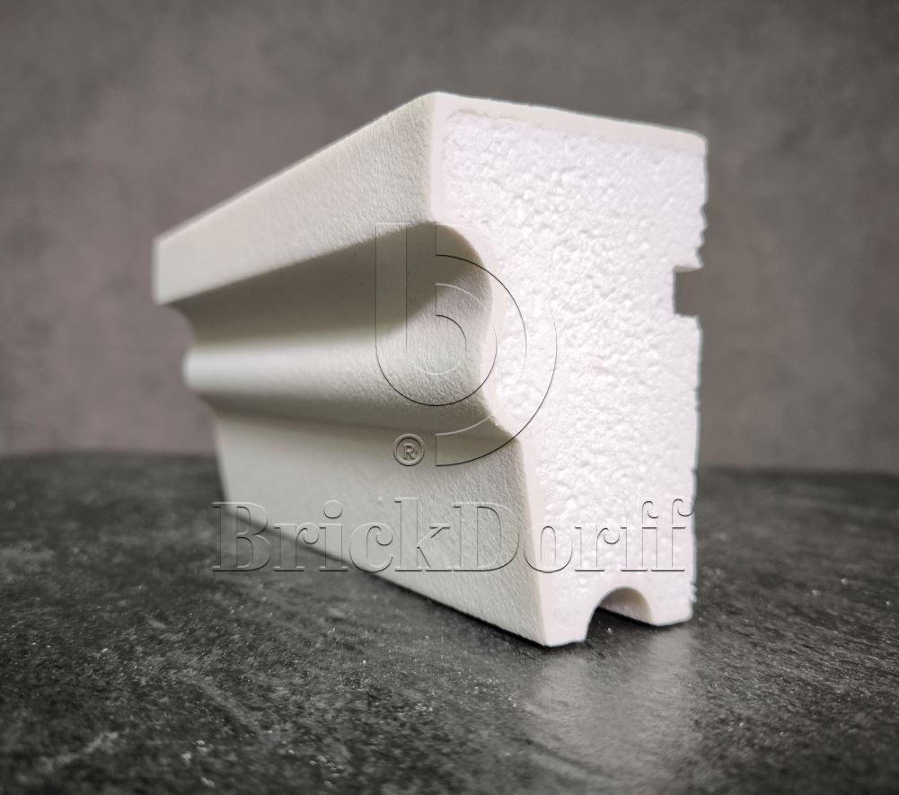 ПОДОКОННИК для Фасада и Интерьера - лепнина, декор из пенополистирола ПВ-110/1 110*75*2000 мм