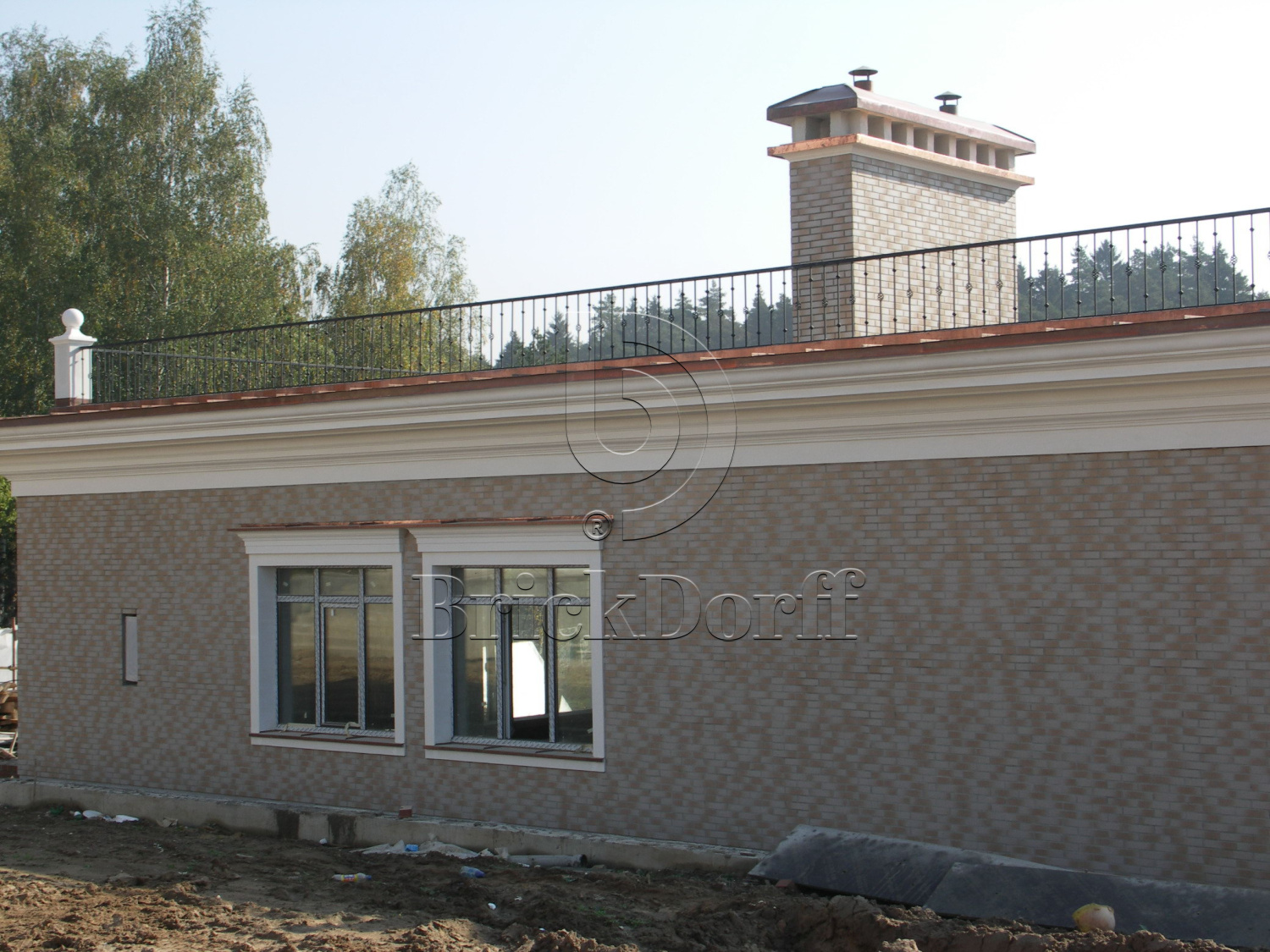 Фасадная Термопанель из Пенополиуретана ППУ 40 мм с Клинкерной плиткой Piz Kesch 240*71*10 мм