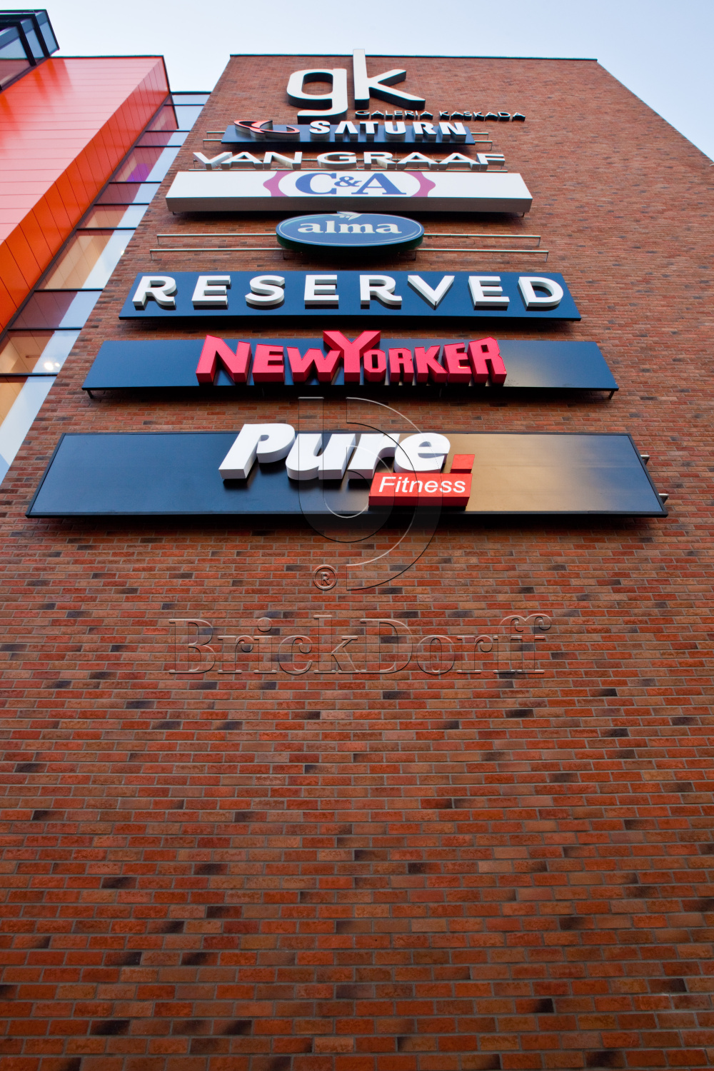 Клинкерная фасадная плитка облицовочная под кирпич Stroeher (Штроер) Zeitlos 353 eisenrost рельефная, 400*35*14 мм