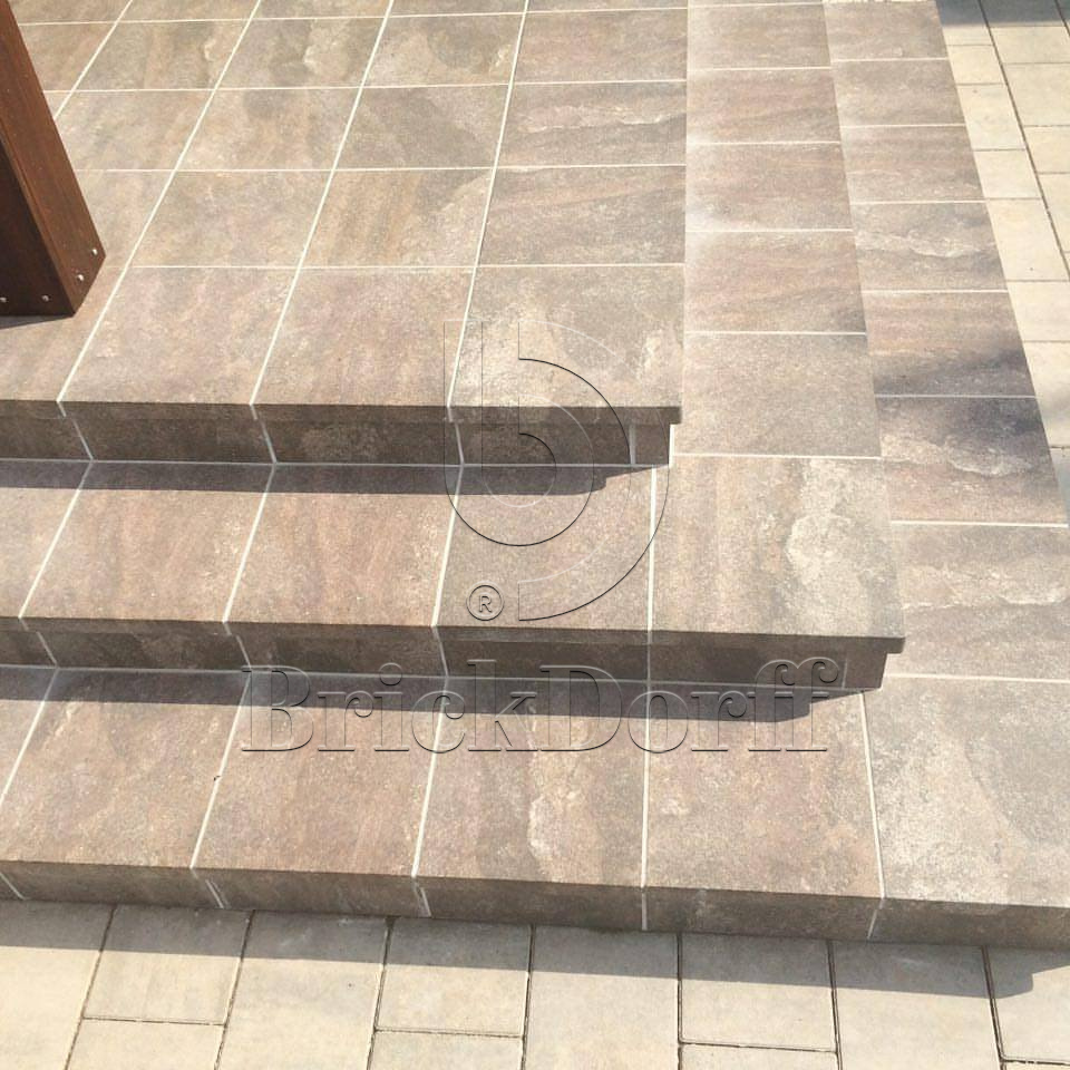 Клинкерная Плитка напольная противоскользящая Stroeher KERAPLATTE EPOS 957 kawe 594*294*10 мм