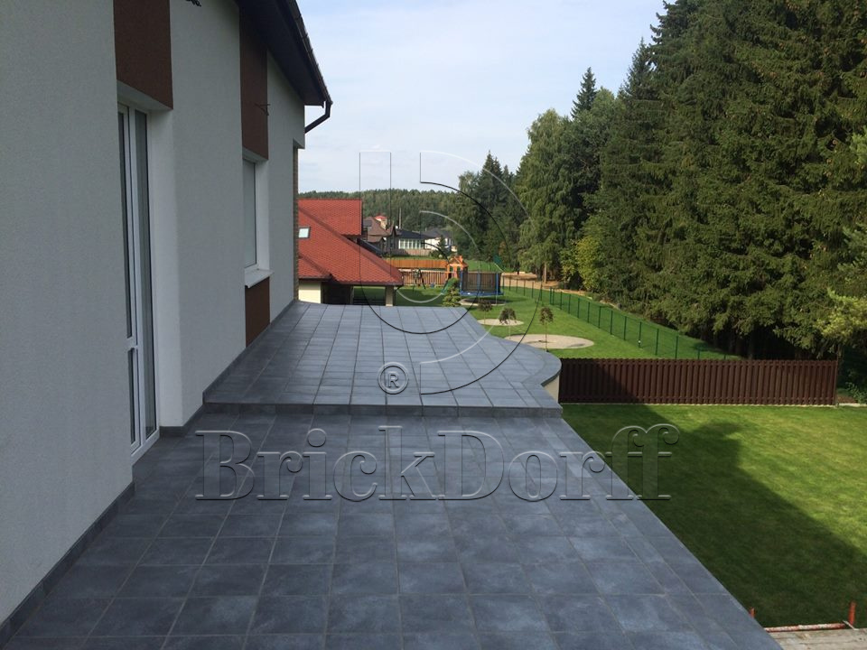 Клинкерная Плитка напольная противоскользящая Stroeher KERAPLATTE AERA 710 crio 444*294*10 мм