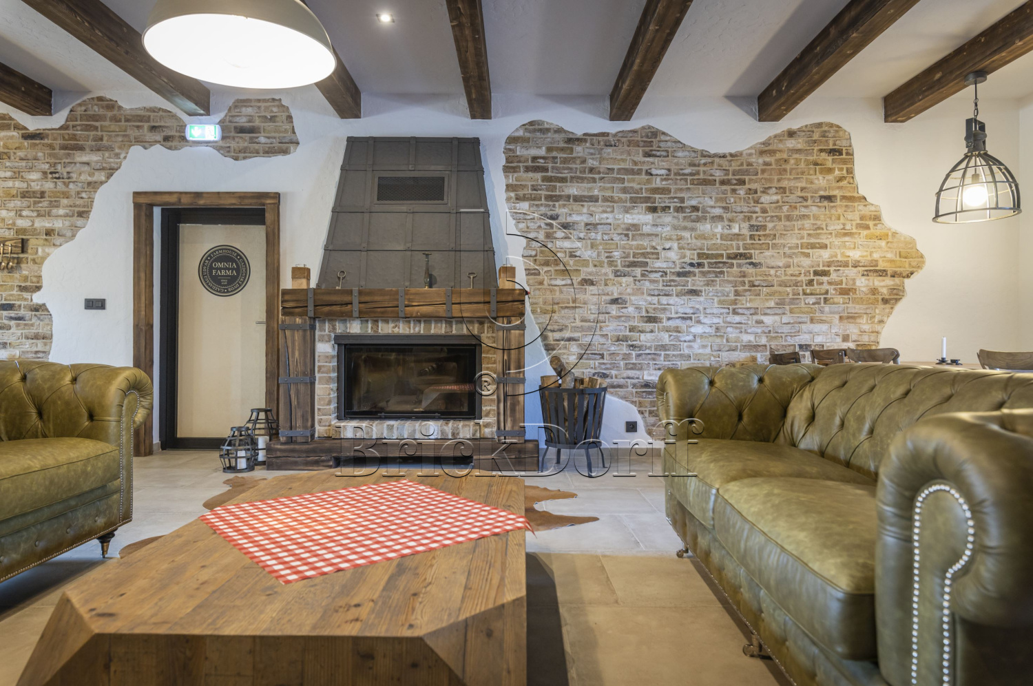 Barnsteen DF 214х103х66 мм, Кирпич ручной формовки Engels baksteen