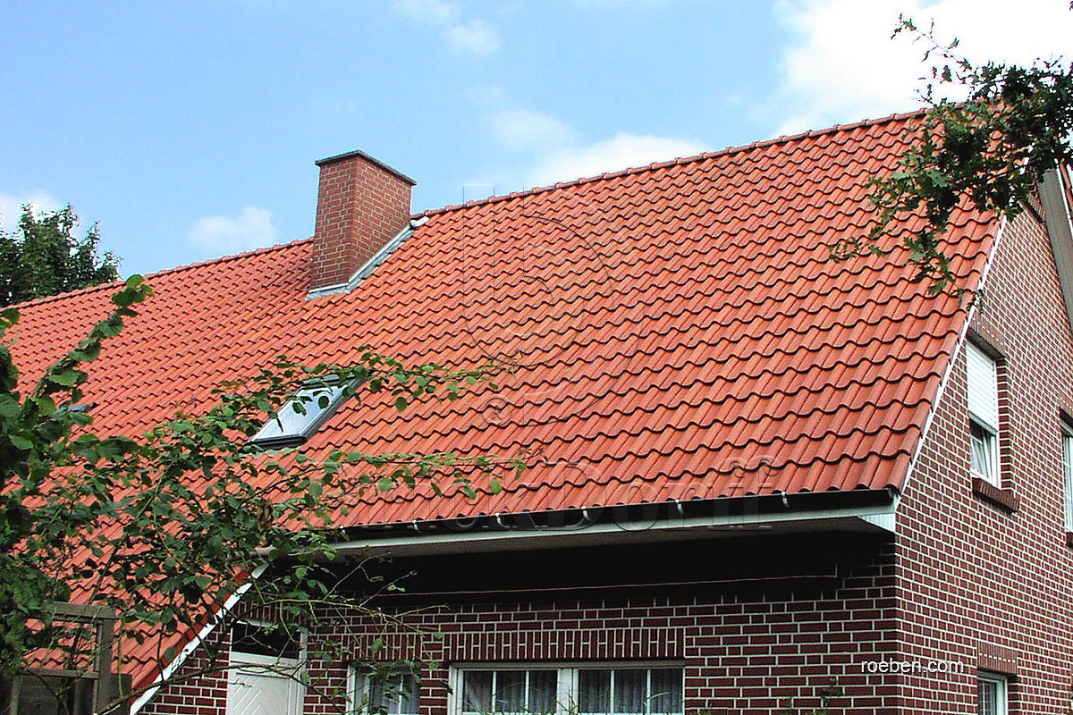 Керамическая черепица рядовая Roben Limburg красный ангоб