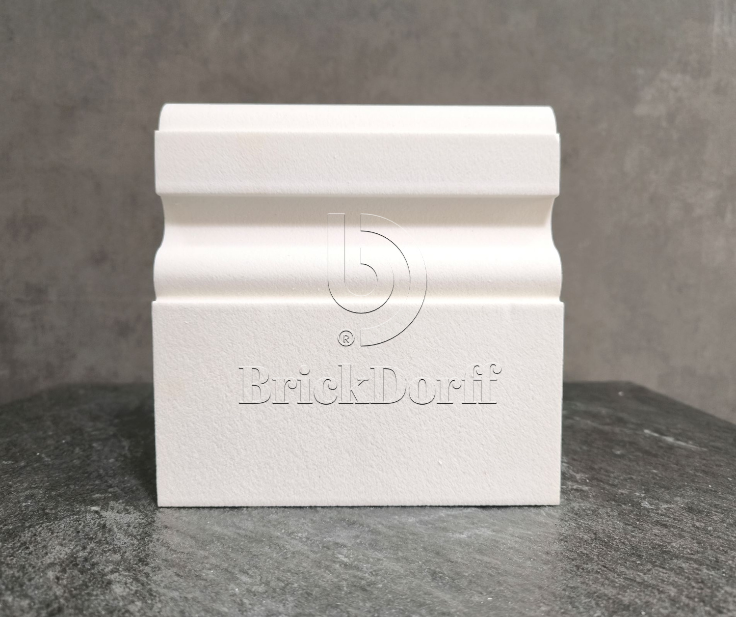 МОЛДИНГ цокольный для Фасада и Интерьера - лепнина, декор из пенополистирола ЦВ-200/2 200*35*2000 мм