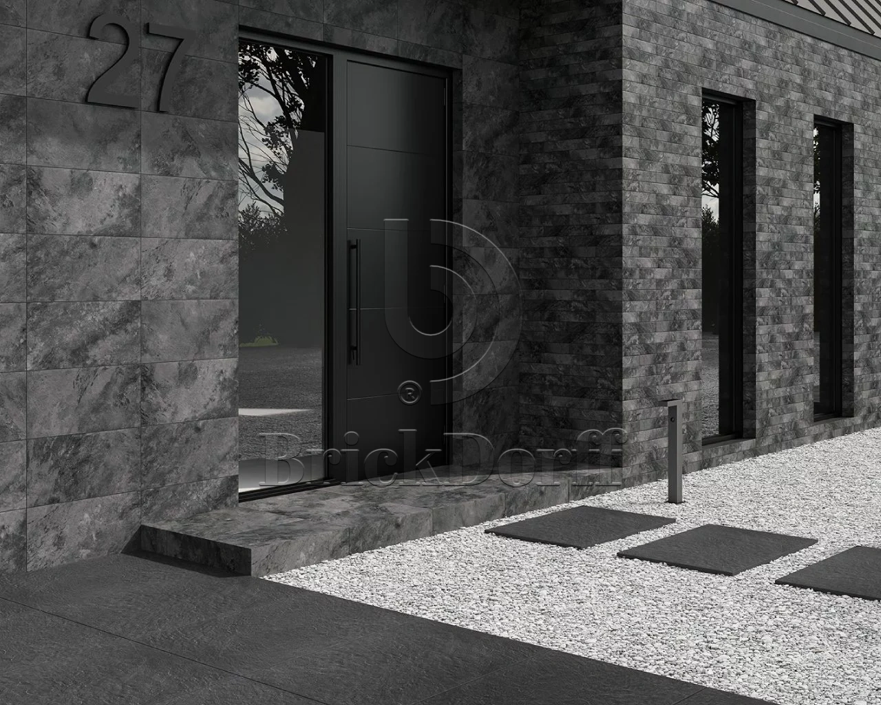 Ardis Dark 400*66*11 мм клинкерная плитка ригельная - длинный формат